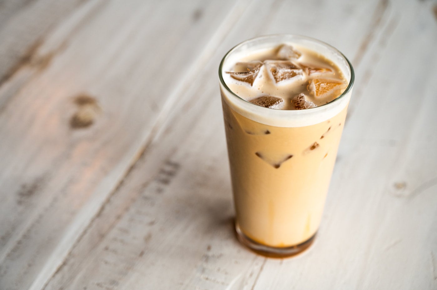 Vietnamese Iced Cold Brew Coffee with Whipped Cream and Caramel